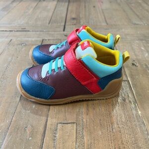 Camper Kids Multicolor Dadda Leather Boots High Top Sneakers Size 7 US 24 EU